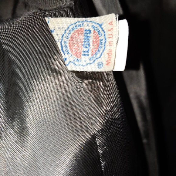 Vintage RRRRUSS Gray Blazer Jacket USA Made USA Size 14 - Picture 4 of 5